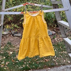 Baby Gap yellow corduroy dress
